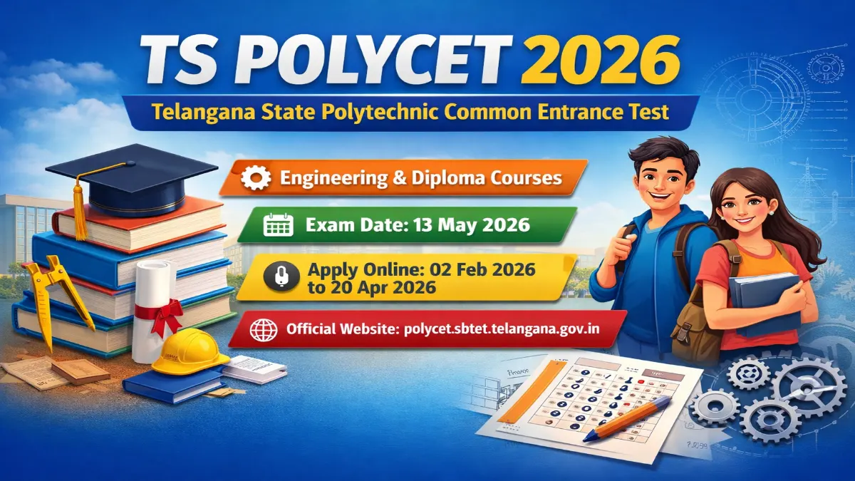 TS POLYCET 2026 Registration, Apply Fee and Dates Check Details